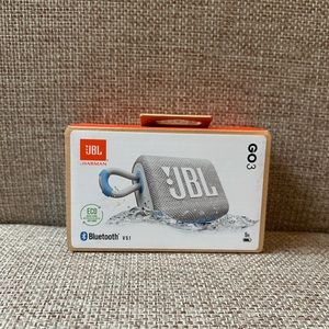 NWT JBL Go 3: Portable Speaker with Bluetooth, Waterproof and Dustproof Feature